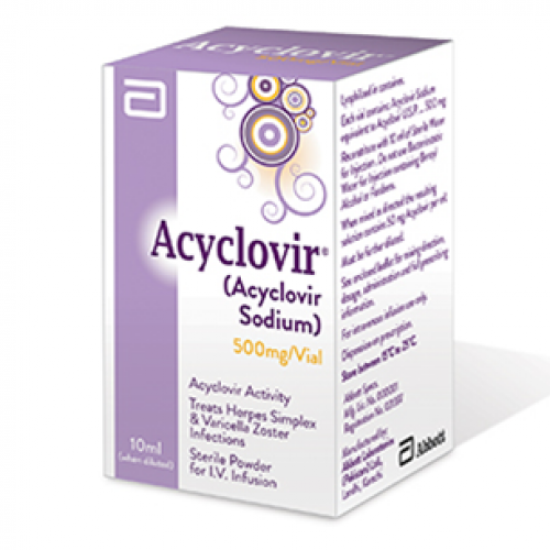 Aciclovir de 500mg