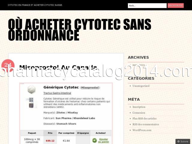 Cytotec acheter en france