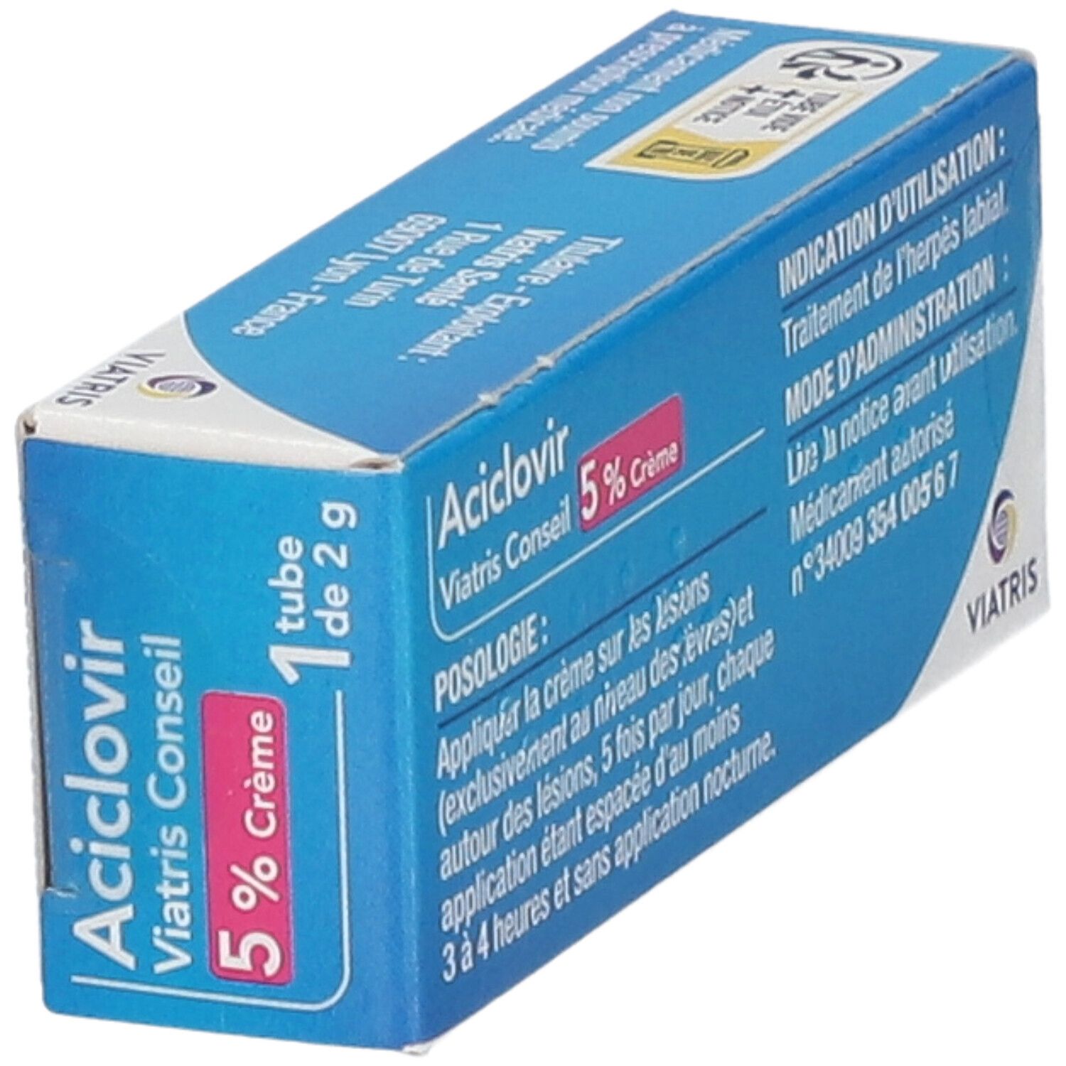 prix aciclovir pommade