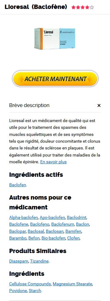 Baclofène online