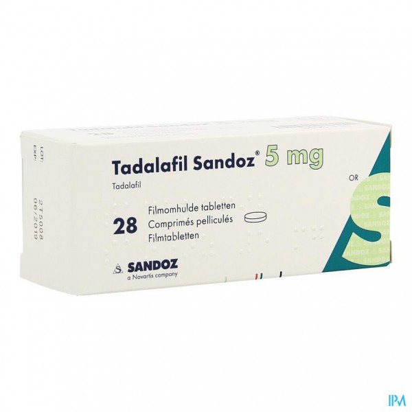 Tadalafil sandoz 5 mg prix