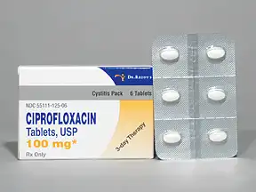 Ciprofloxacin 500 mg 2x1