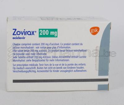 Aciclovir prix belgique