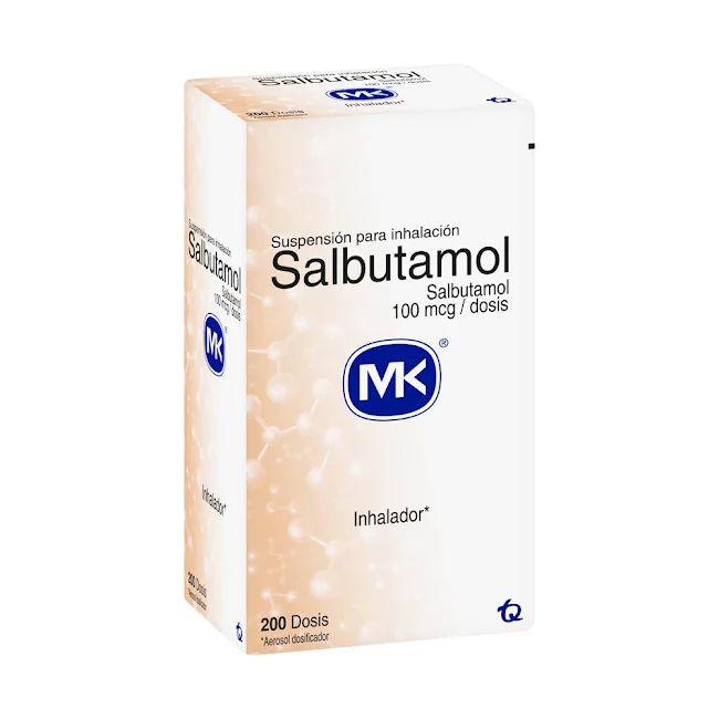 Salbutamol de 100 mcg