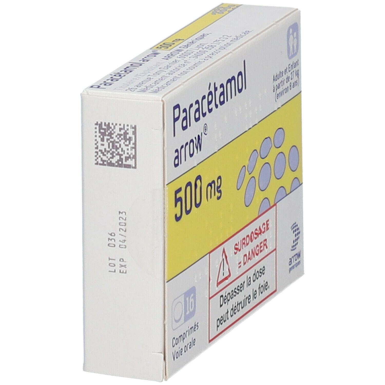 Arrow generique tramadol paracetamol