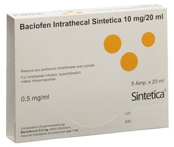 Baclofen prix