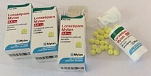 Lorazepam generique