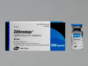 Zithromax 500 mg vial