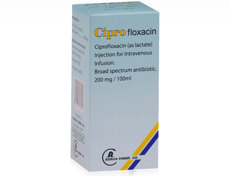 Ciprofloxacin 500 mg iv