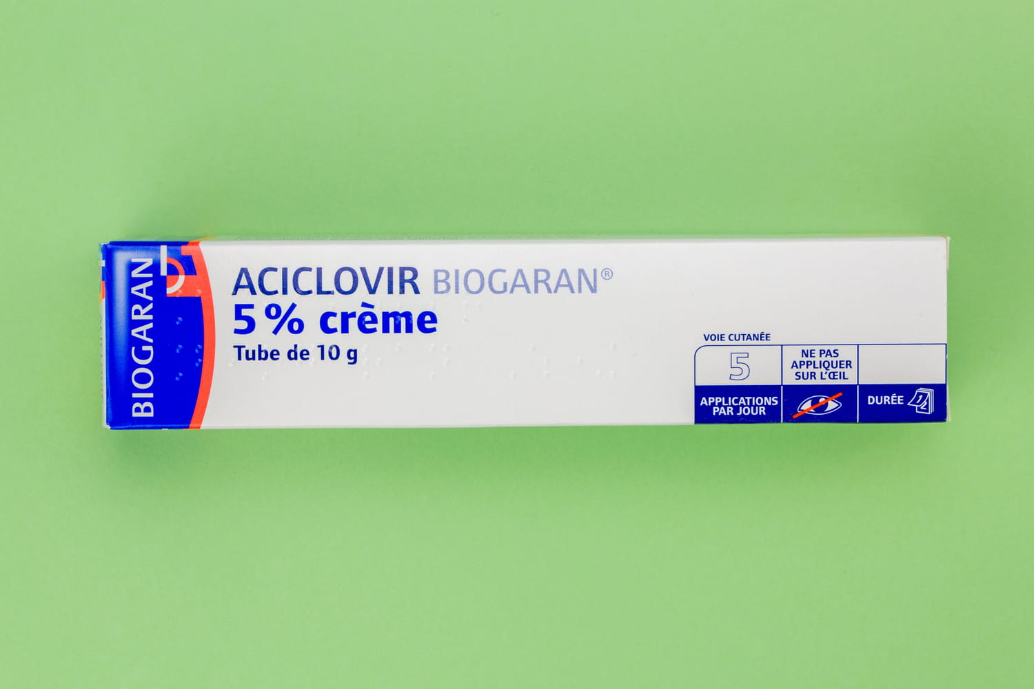 Zovirax crème prix