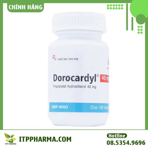 Propranolol 40mg dorocardyl