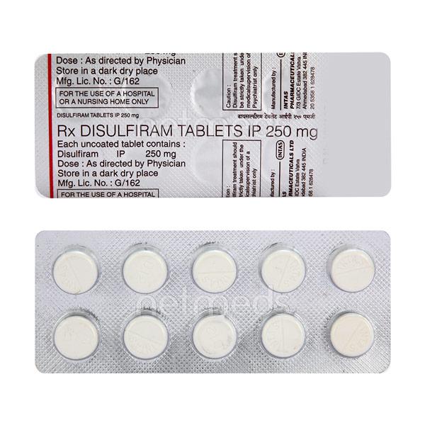 Disulfirame 250mg