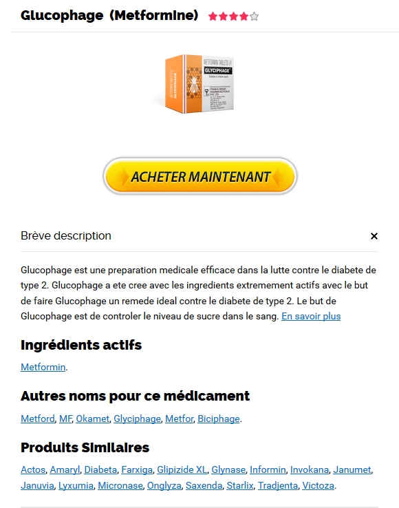 Achat metformine en ligne