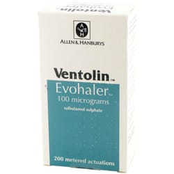 Ventolin 100 prix