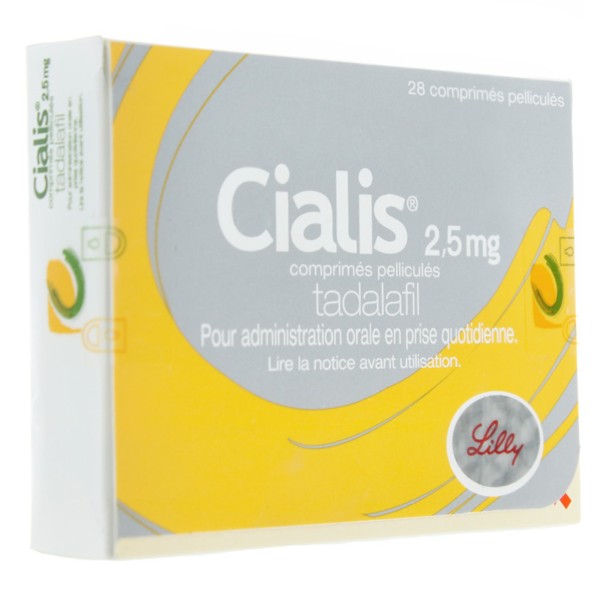 Prix cialis 2 5mg comprimé pelliculé boîte de 28