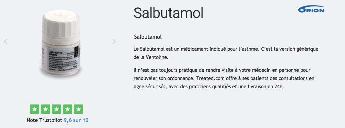 Salbutamol Prix