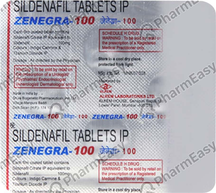 sildenafil zenegra 100mg