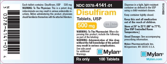 Disulfiram de 500 mg