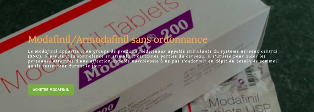 Acheter du armodafinil en ligne