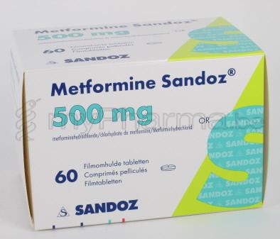 Prix metformine 500