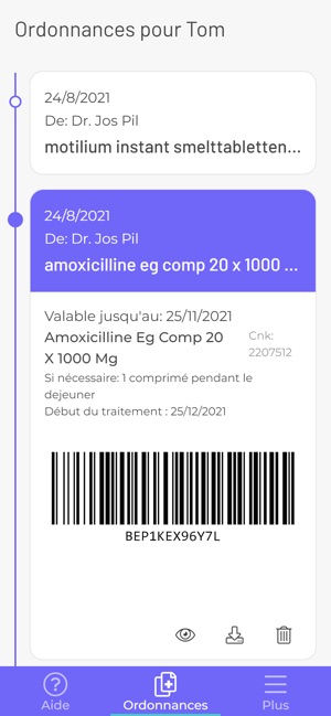 Amoxicilline eg sans ordonnance