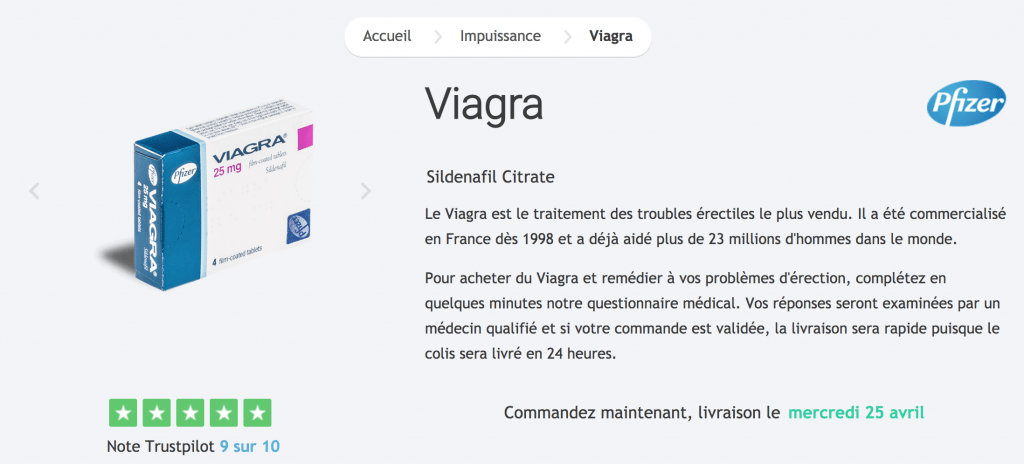 Commander viagra avis