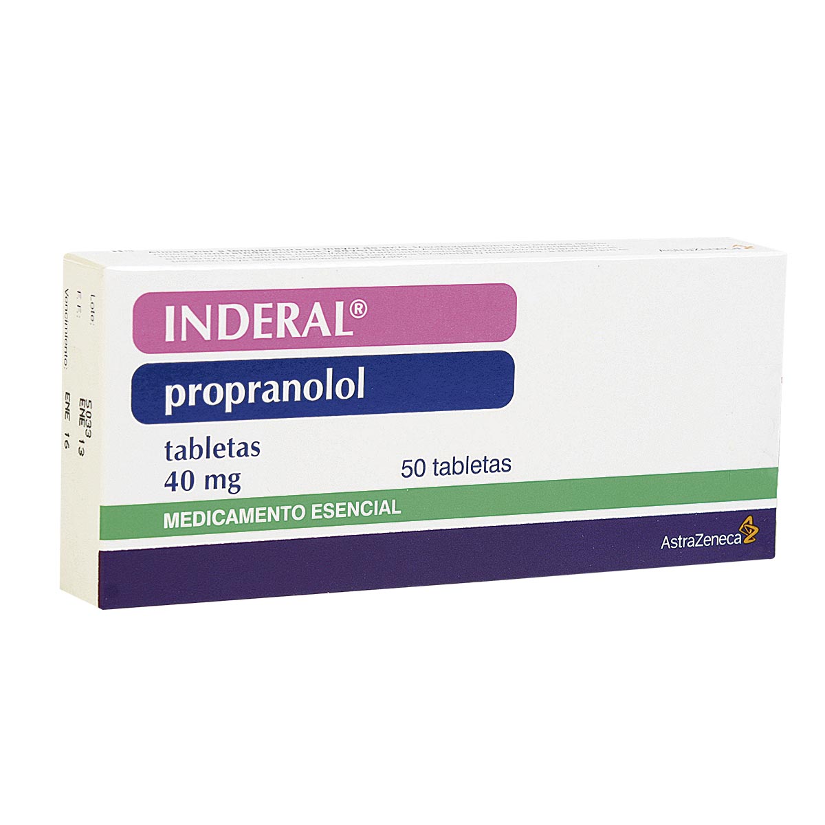 Inderal 40 mg 50 tabs