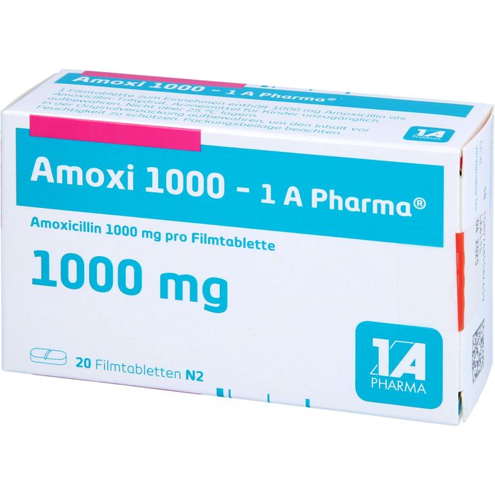 Amoxicillin 1000 Mg Verpackungsgrößen