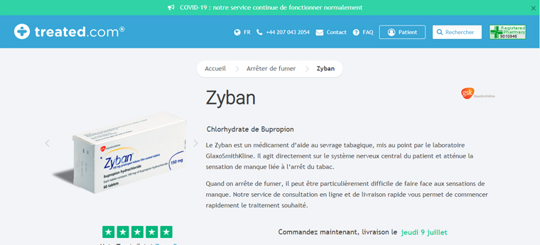 Zyban prix france