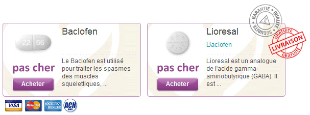 Baclofène pas cher