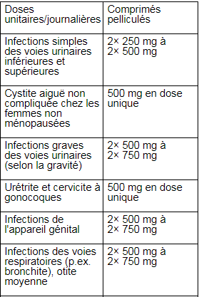 Zystitis ciprofloxacin 500mg