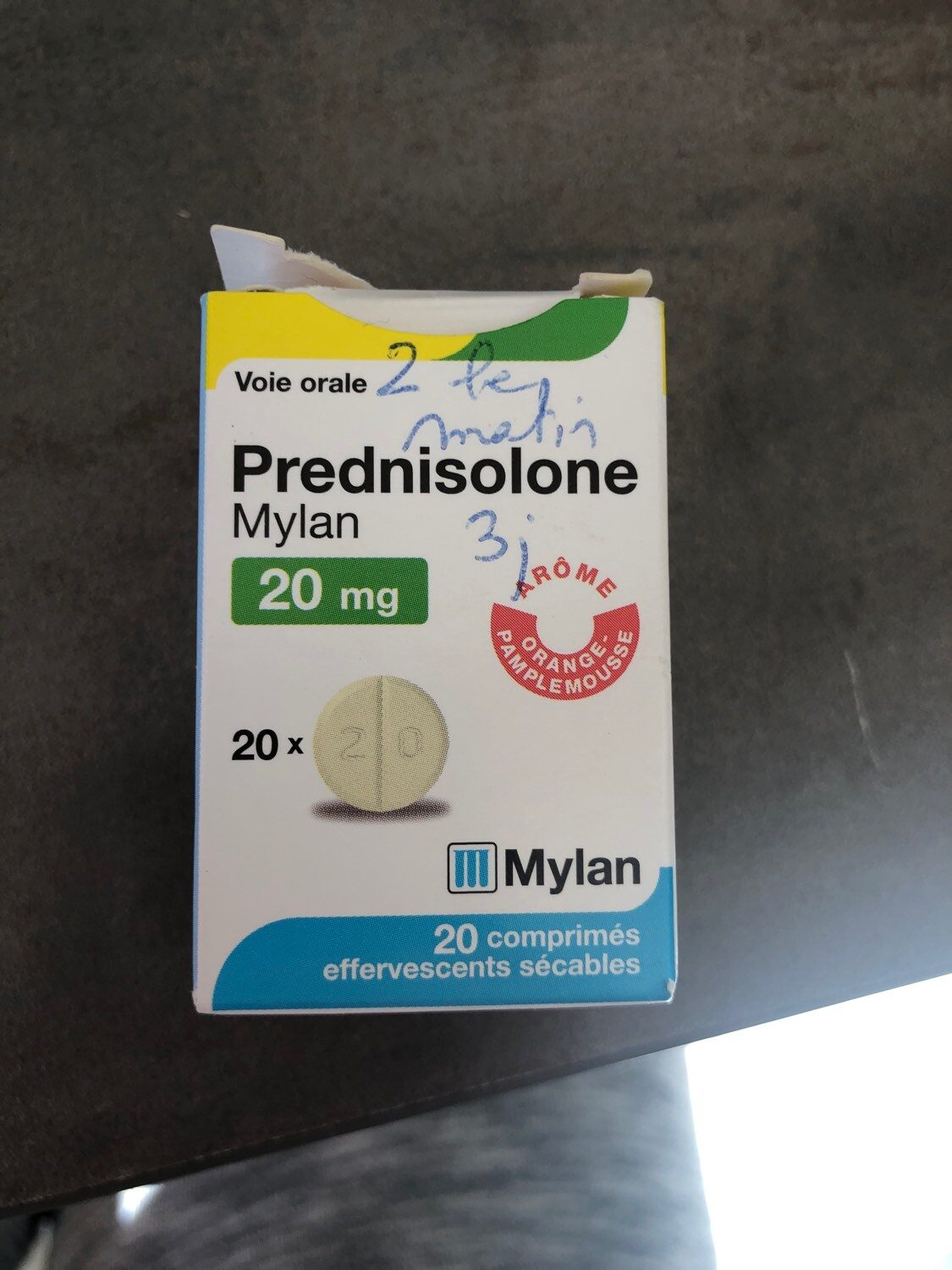 Prednisolone biogaran 20 mg prix