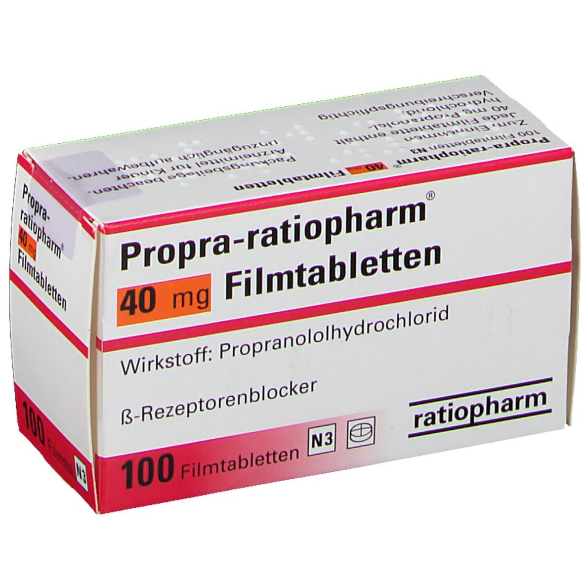 Propranolol 40 Mg Ratiopharm