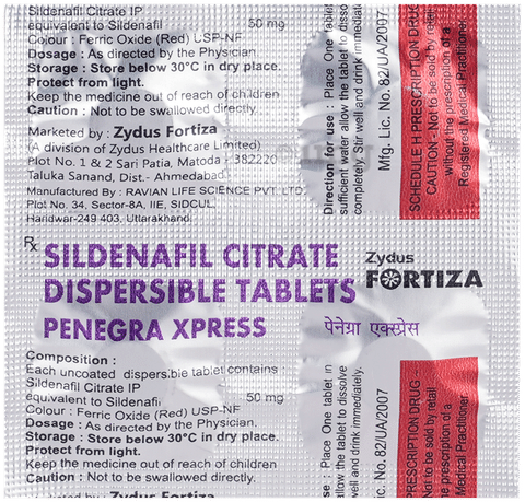 Penegra xpress 50mg