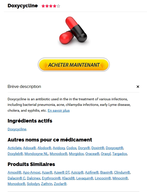 Commander Du Doxycycline