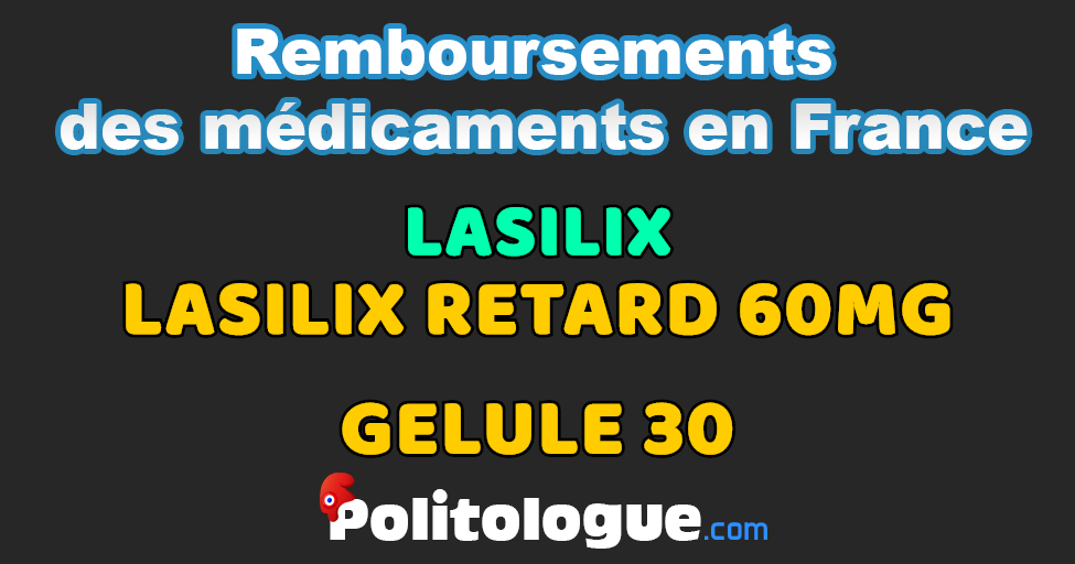 Prix pour lasilix