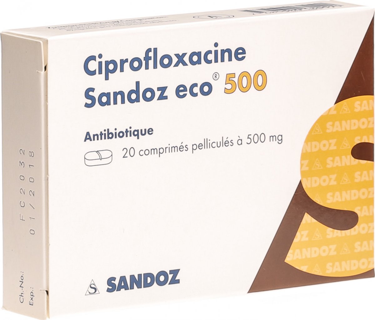 Ciprofloxacin sandoz 750 mg