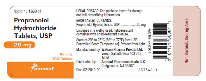 propranolol hcl 20mg