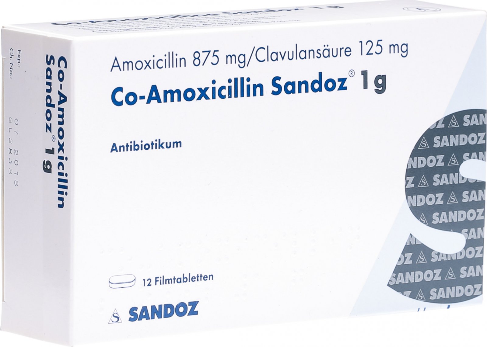 Amoxicilline sandoz 1 g prix