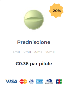 Achat Prednisolone 20 Mg