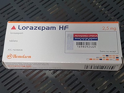 lorazepam 2 5 mg prix