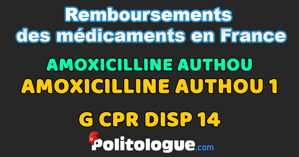 Amoxicilline bgr 1 g prix