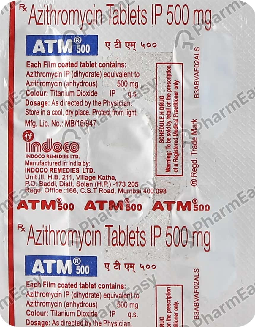 Azithromycin 500 mg cipla