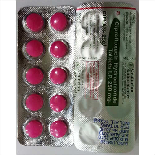 Ciprofloxacin hcl 250 mg