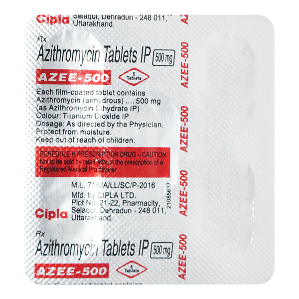 Azithromycin 500 mg cipla