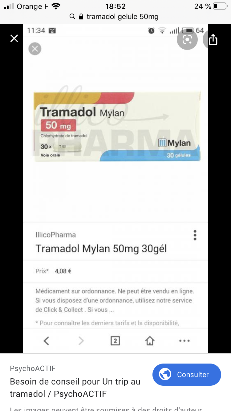 Tramadol Mylan Generique Lp 150 Mg