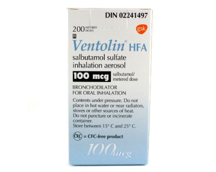 Ventolin 100 prix