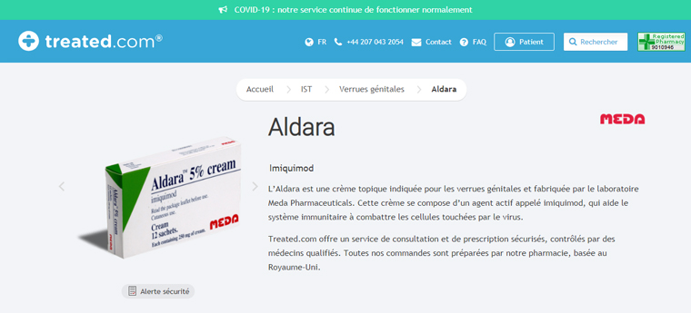 acheter aldara crème en ligne