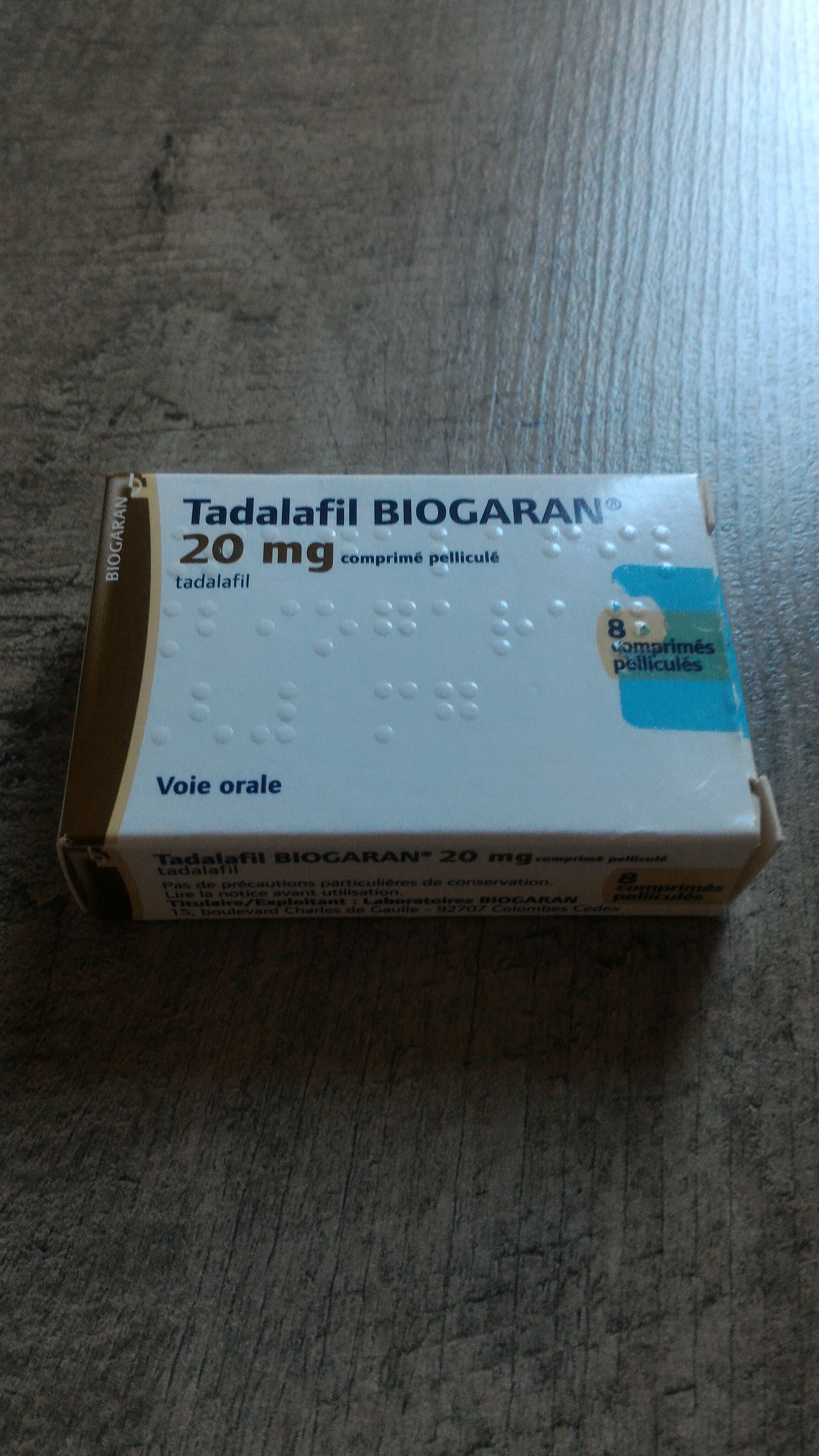 Prix Tadalafil Biogaran 20 Mg