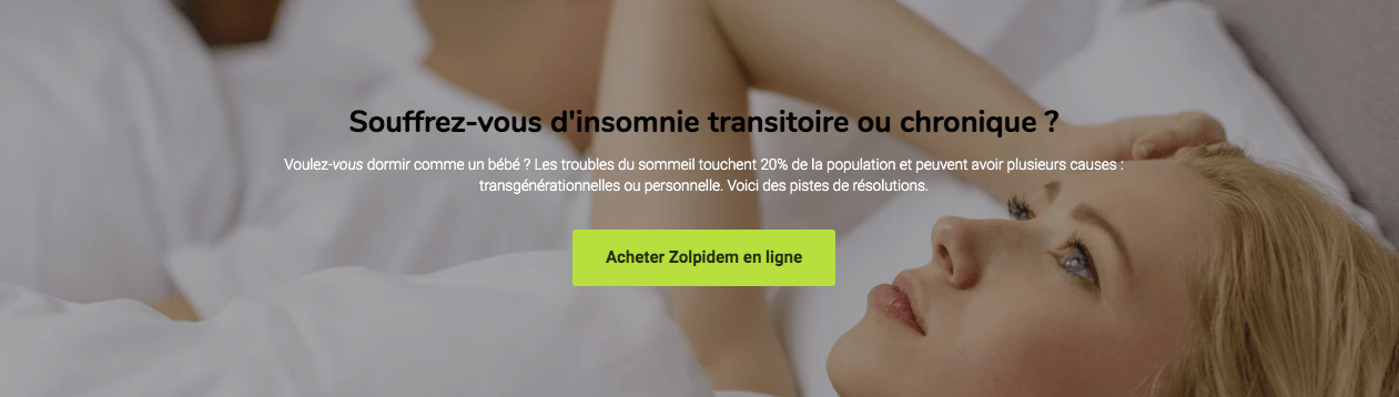 achat de zolpidem en ligne